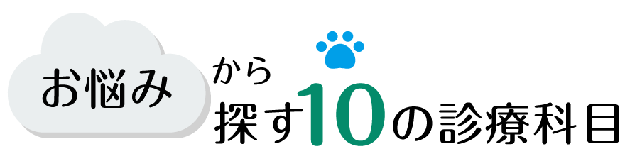 お悩みから探す10診療科目